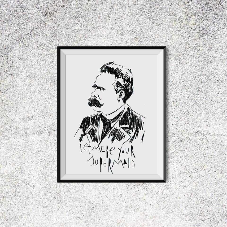 Lámina Nietzsche