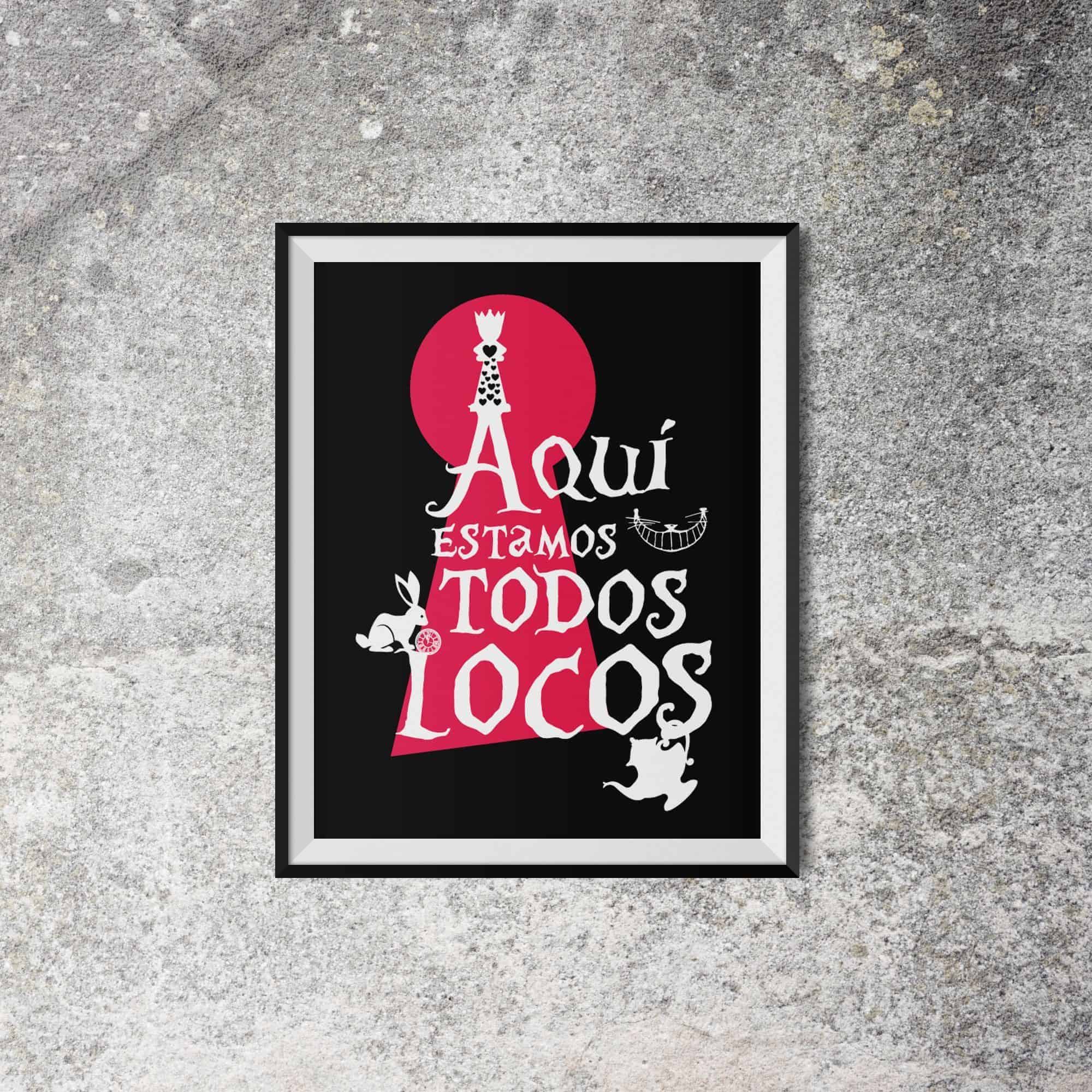 Lámina Alicia en el País de las Maravillas
