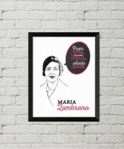 Lámina María Zambrano