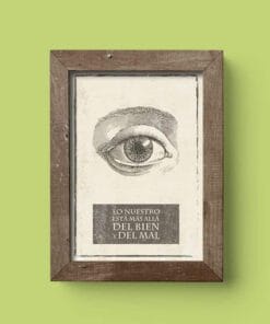 Lámina Más Alla del Bien y Mal