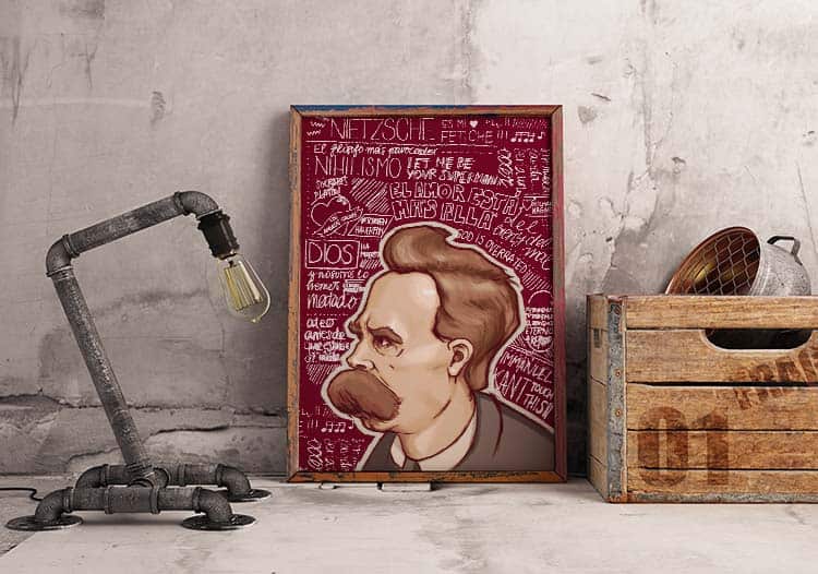 Lámina Rebeldes Nietzsche