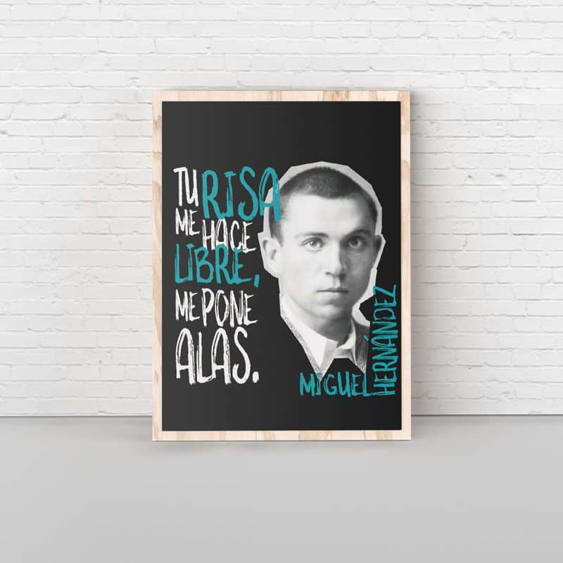 Lámina Miguel Hernández