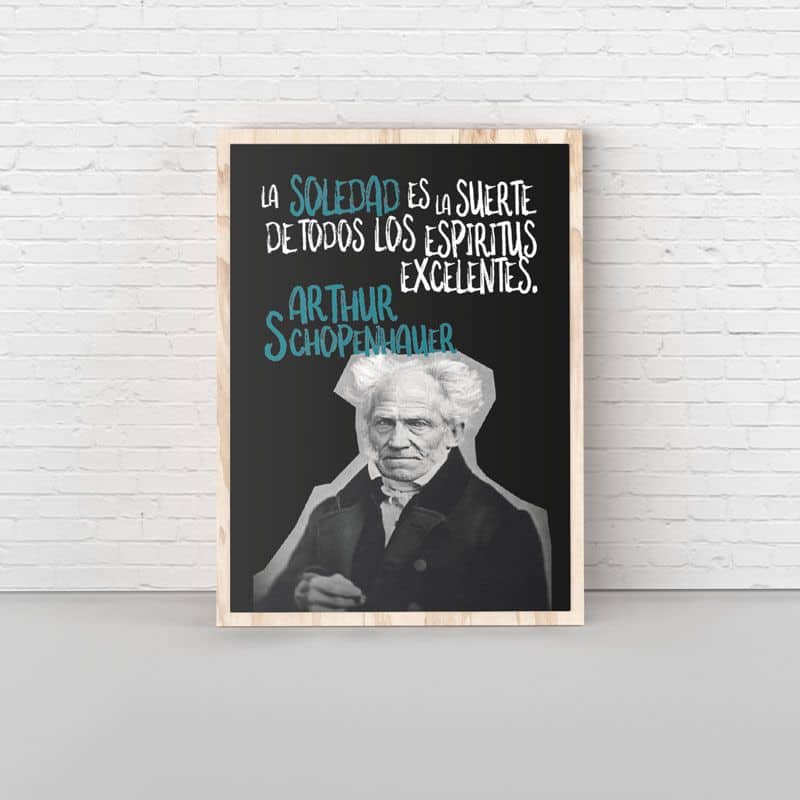 Lámina Arthur Schopenhauer