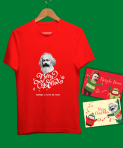 Camiseta Merry Christmarx Filosofía Navidad