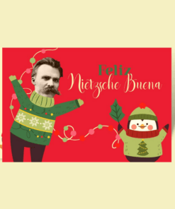 Postal Navidad Nietzsche Buena